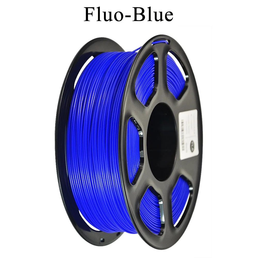 10 шт 1 кг 2.2LB 1,75 мм PLA 3D-принтеры нити для 3D-принтеры рисунок 3d-ручка MakerBot RepRap, для домашнего использования, по ограничению на использование опасных материалов в производстве - Цвет: Fluo-Blue  PLA