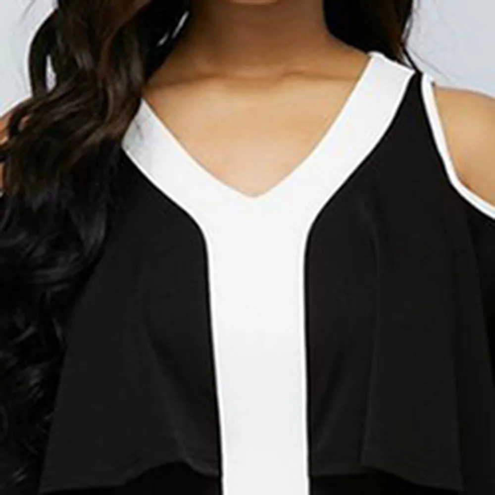 Женское платье с оборками черное облегающее Коктейльные Вечерние платья летнее