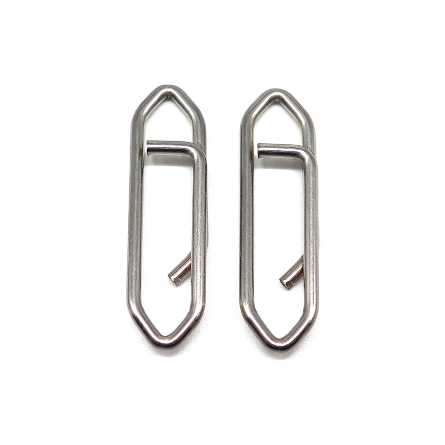 

Minfishing 50 PCS/Lot Ocean Fishing Fast Clips Pins Swivel Snap Hook Connector Accessories