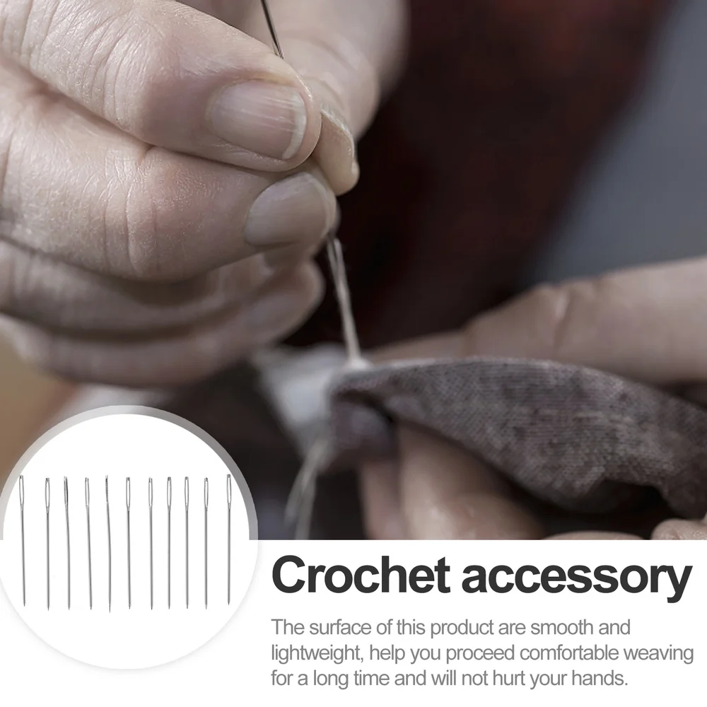 

11pcs Stainless Steel Circular Knitting Weaving Needles for DIY Craft