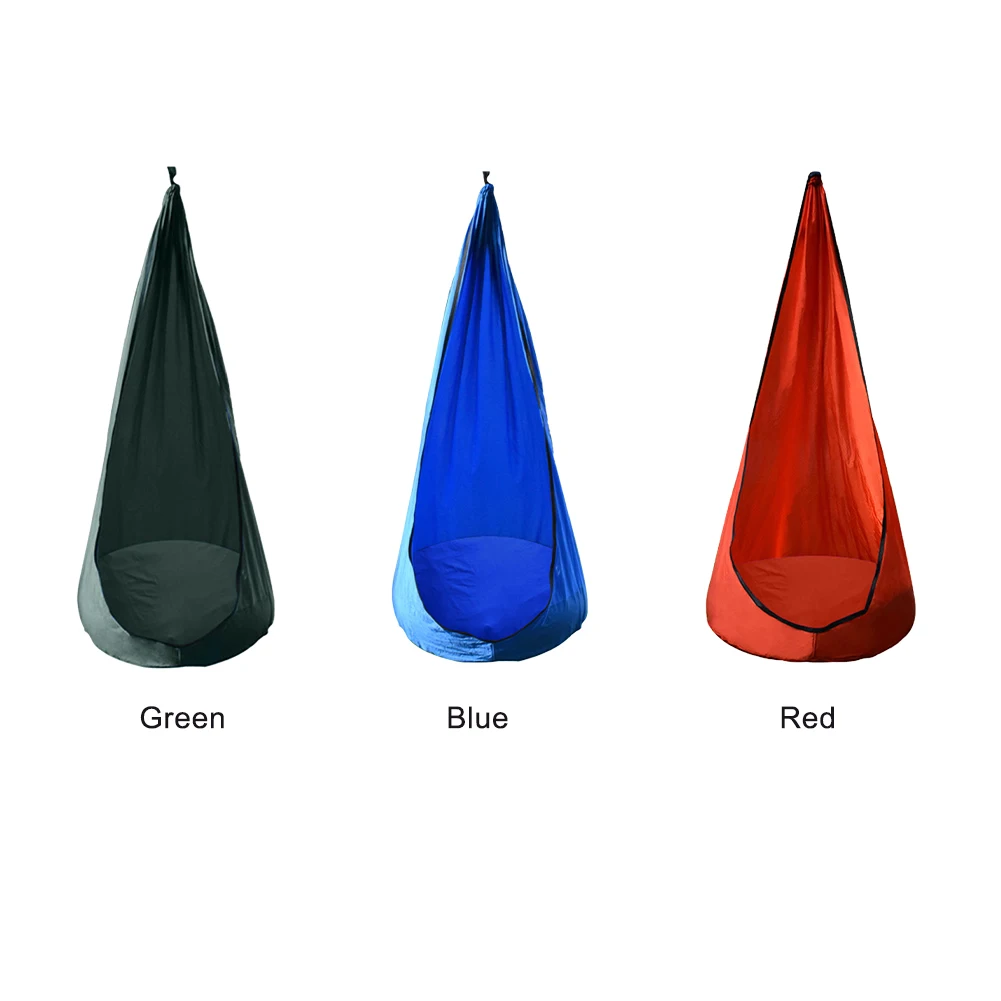 

Safe Indoor Outdoor Soft With Hanging System Backyard Kids Hammock Chair Relaxing Pod Swing Seat Gift Home Garden Easy Install