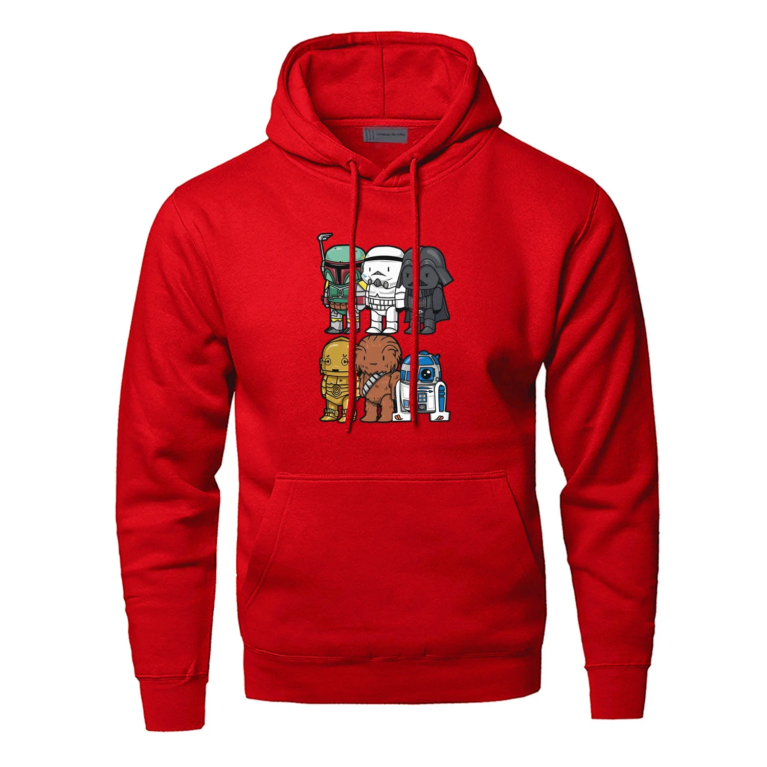 Звездные толстовки Star Wars, мужские свитшоты, йода Дарт Вейдер, толстовка с капюшоном, толстовка, зима-осень, флисовая уличная одежда, спортивная одежда Starwars - Цвет: red 6
