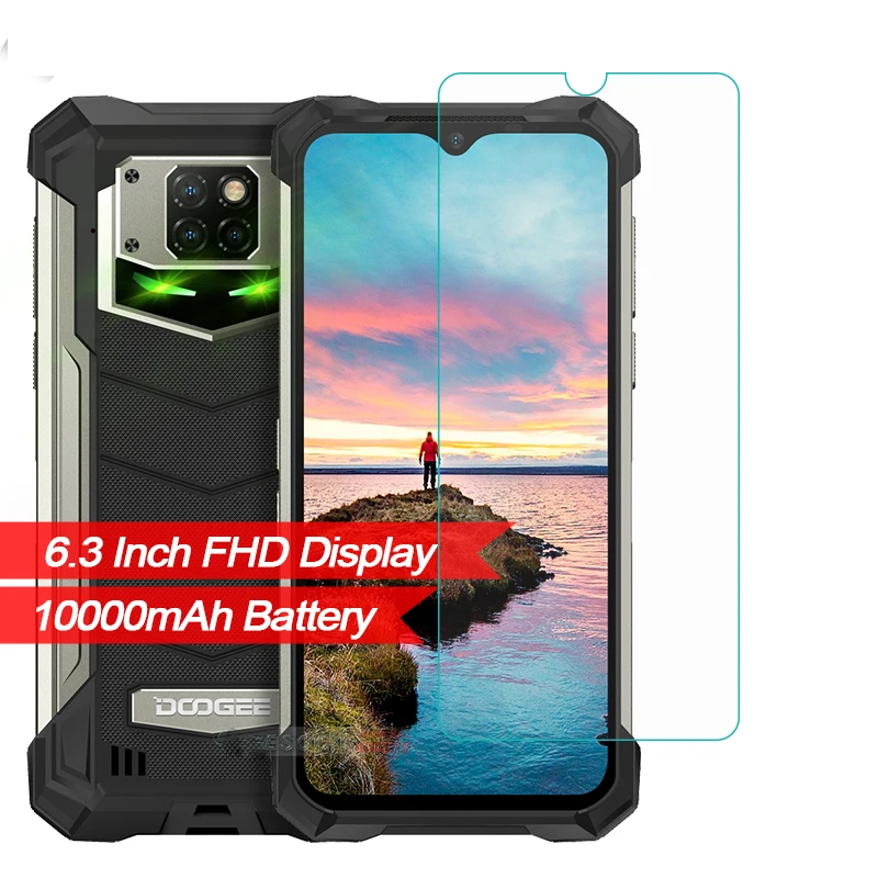 Защитная пленка для экрана Doogee S88 Pro из закаленного стекла на S88Pro