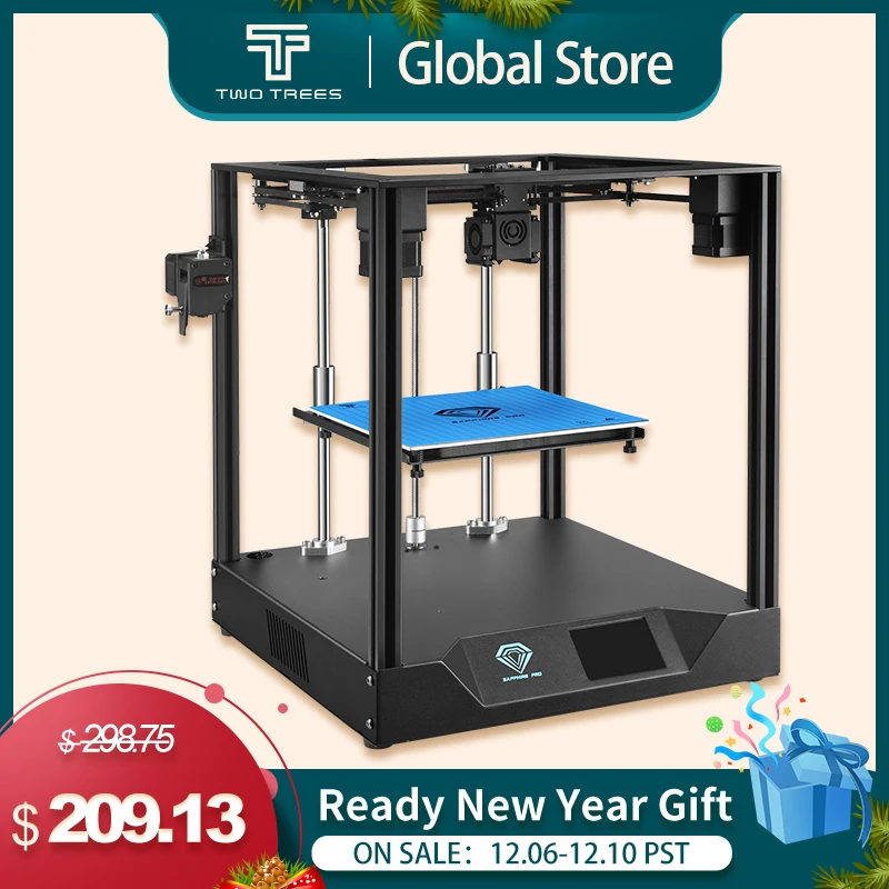 

Twotrees 3D Printer SP-3 Upgrad Extruder Version Resume Power Failure Printing Linear Rail 235X235 Large Printing Size