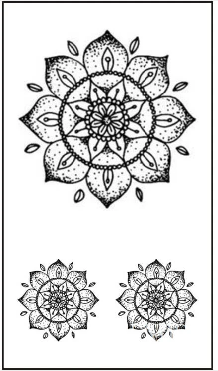 Водонепроницаемый временная татуировка Стикеры пикантные лотоса серьги Henna Mandala тотем татуировки золотого и серебряного Стикеры s флэш-тату поддельные татуировки для женщин и девушек - Цвет: Светло-зеленый