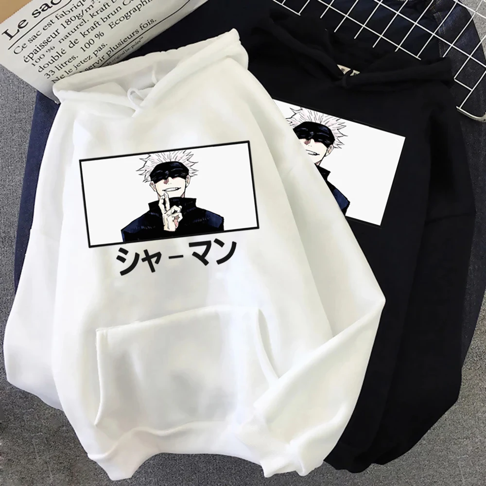 

Jujutsu Kaisen Hoodies Men Women Fashion Solid Color Print Sweatshirt Hoodie Harajuku Oversized Streetwear Anime Unisex Clothing