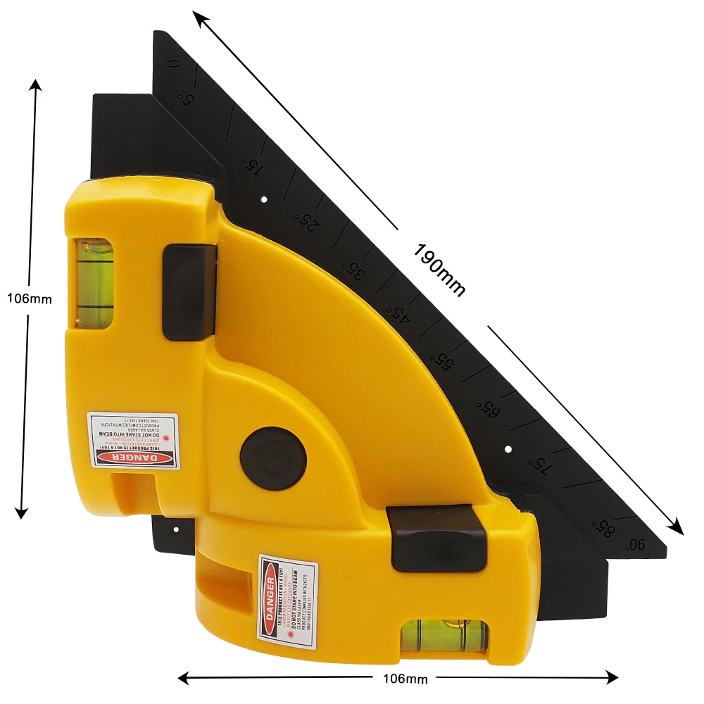 Высокое качество правый угол Винкель 90 град Вертикальный лазерный уровень линии
