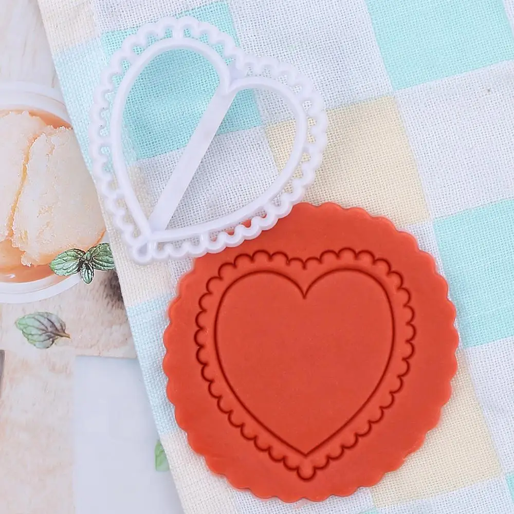 7 шт./компл. формы для помадки в форме сердца форма печенья бисквит мастика сделай