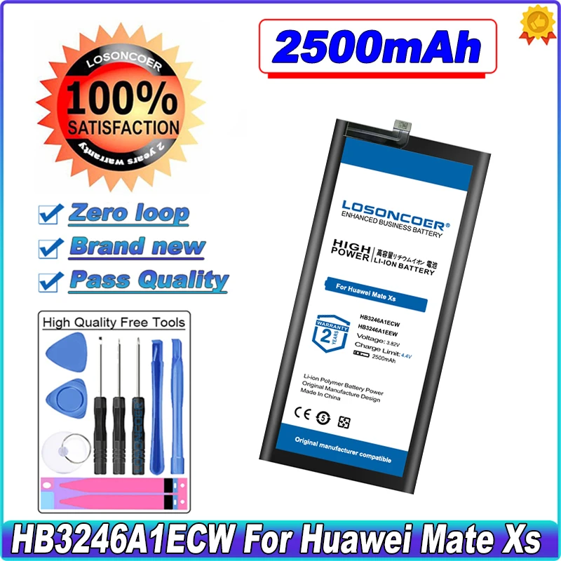 

LOSONCOER HB3246A1ECW HB3246A1EEW 2500mAh Battery For Huawei Mate XS