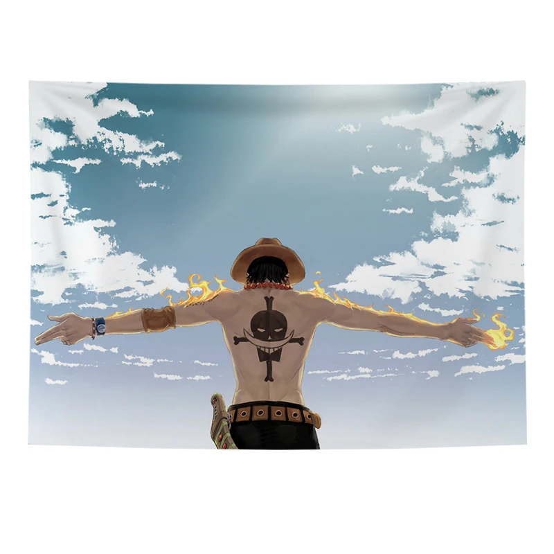 

One Piece Anime Totoro Poster Tapestry Wall Hanging Cloth 3D Printed Banner Blanket Home Background cloth Decoration wall carpet