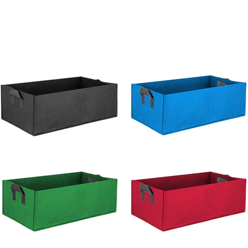 

Домашний садовый квадратный пакет для выращивания растений с ручками