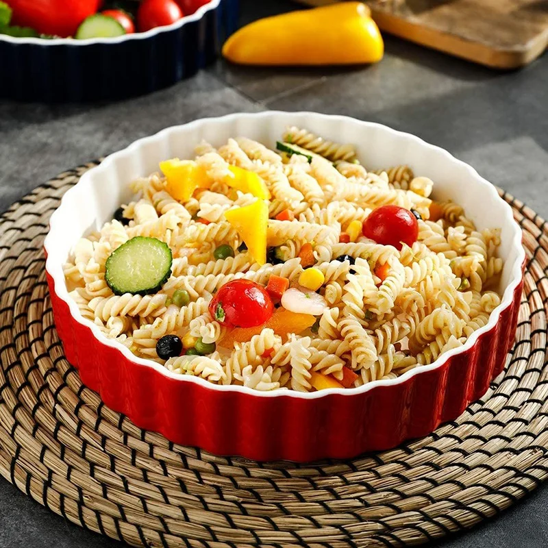 8 дюймов керамическая круглая тарелка для сыра сковорода пиццы противень выпечки