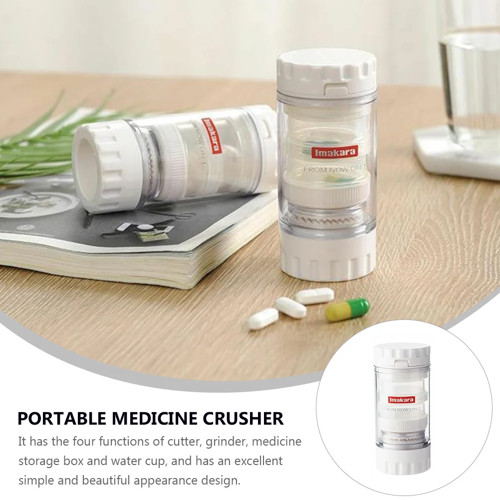 

1pc Multi-Function Pill Grinder Home Children Pill Cutter Pill Box Convenient Multipurpose Pill Grinder Pill Cutter For Home