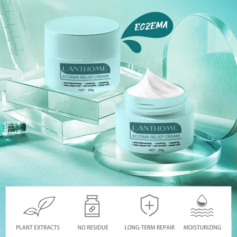 

lanthome eczema cream to remove wrinkles, increase elasticity, prevent aging and protect against ultraviolet rays