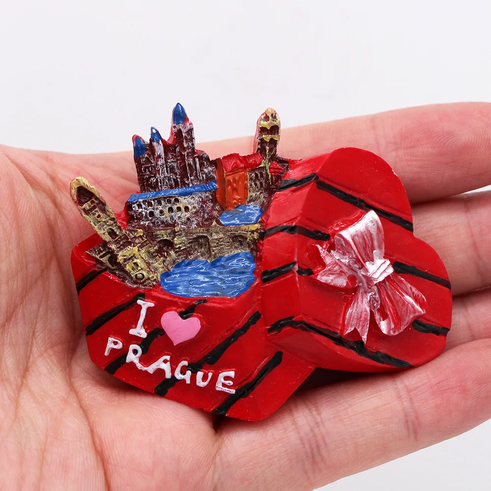 Мировой туристический холодильник Норвегия полярный медведь Прага магнитные