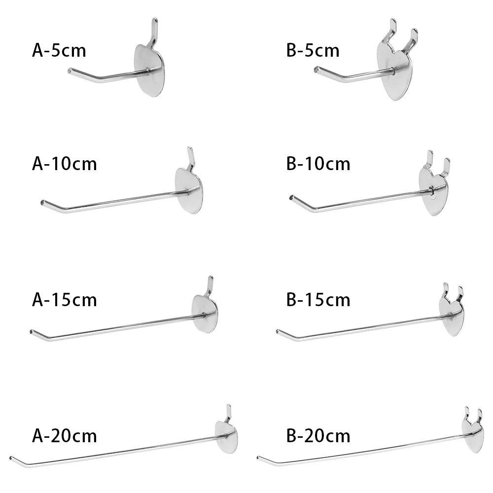 Прочная витрина для супермаркета 5 шт. одиночная вешалка Pegboard крючки дисплея