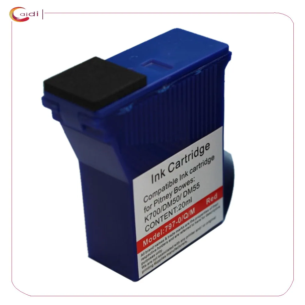 Красный совместимый флуоресцентный 797-0 почтовый метр чернила для Питни Bowes K700