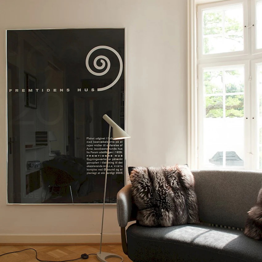 Современный дизайн светодиодный AJ Напольная Лампа в скандинавском стиле черного