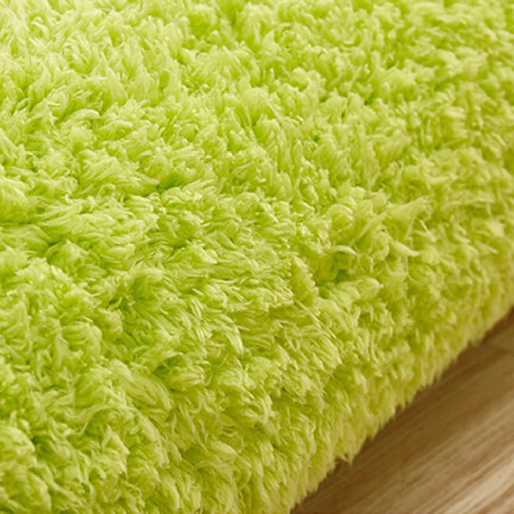 New Solid Color Fluffy Non-Slip Water Absorption Bathroom Bedroom Mat Pad Carpet Rug | Дом и сад