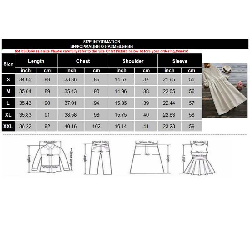 Женское винтажное платье-рубашка хлопковое льняное свободное праздничное