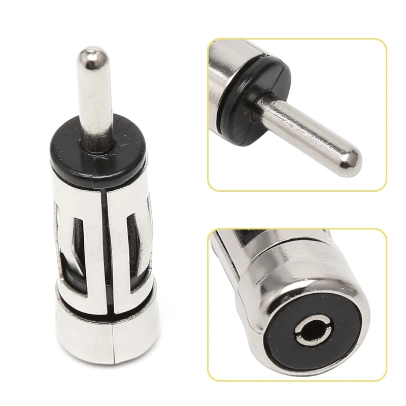 

Car Vehicles Radio Stereo ISO To Din Aerial Antenna Mast Adaptor Connector Plug E7CA