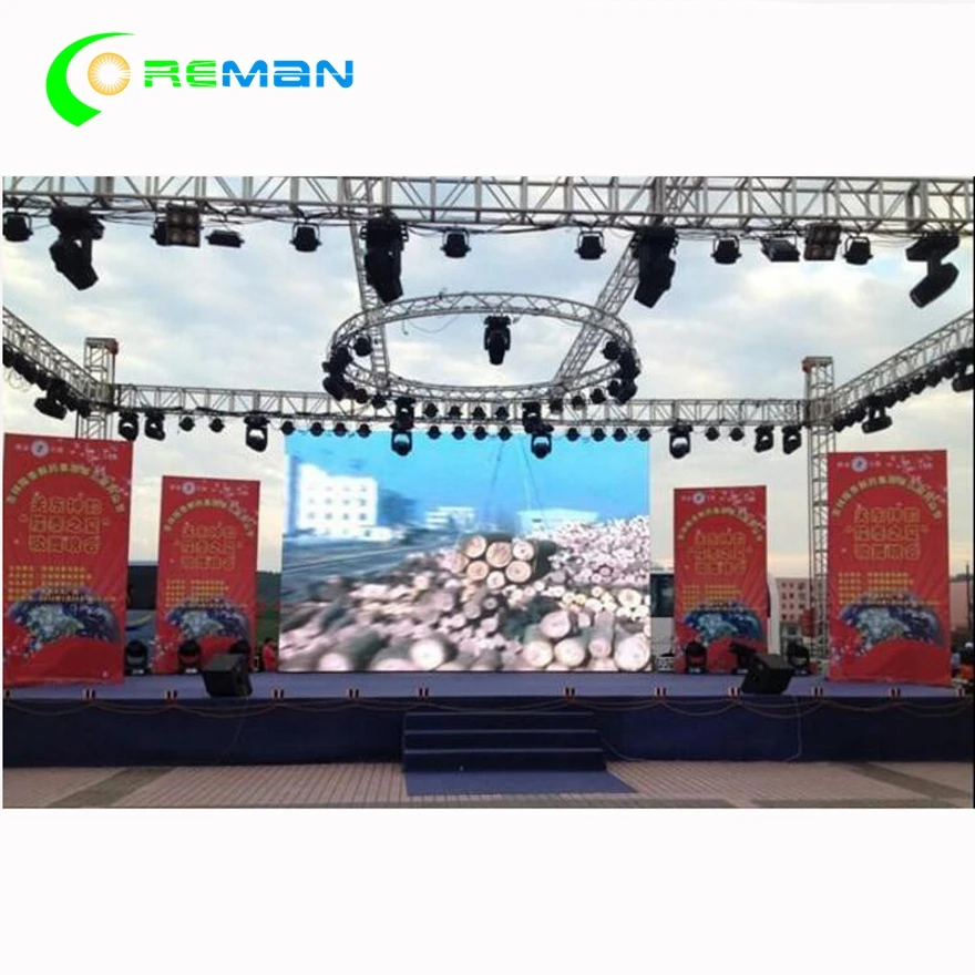 Наружная светодиодная видеостена p3.91 светодиодный модуль 250 мм x полноцветная smd