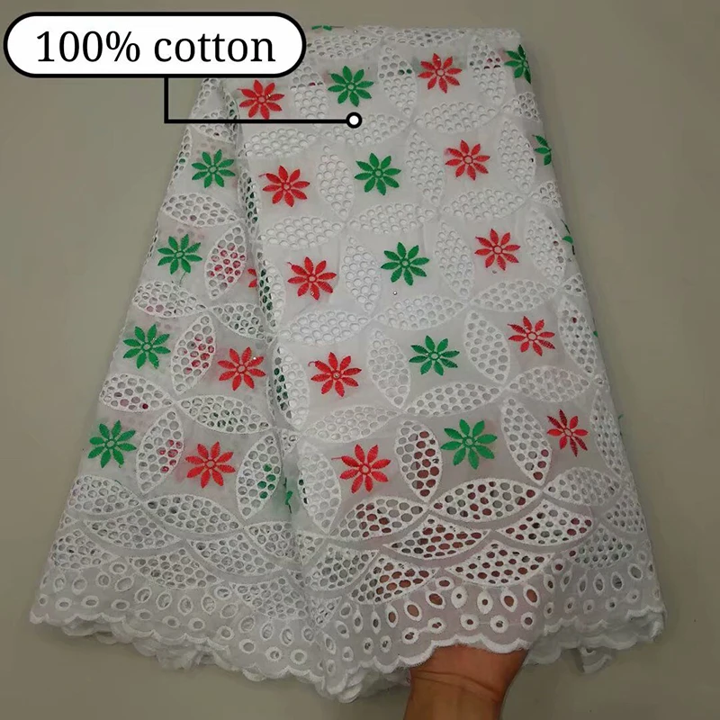 Большой круг в мелкий цветочный узор выдолбленный хлопок ткань YCS40 самые