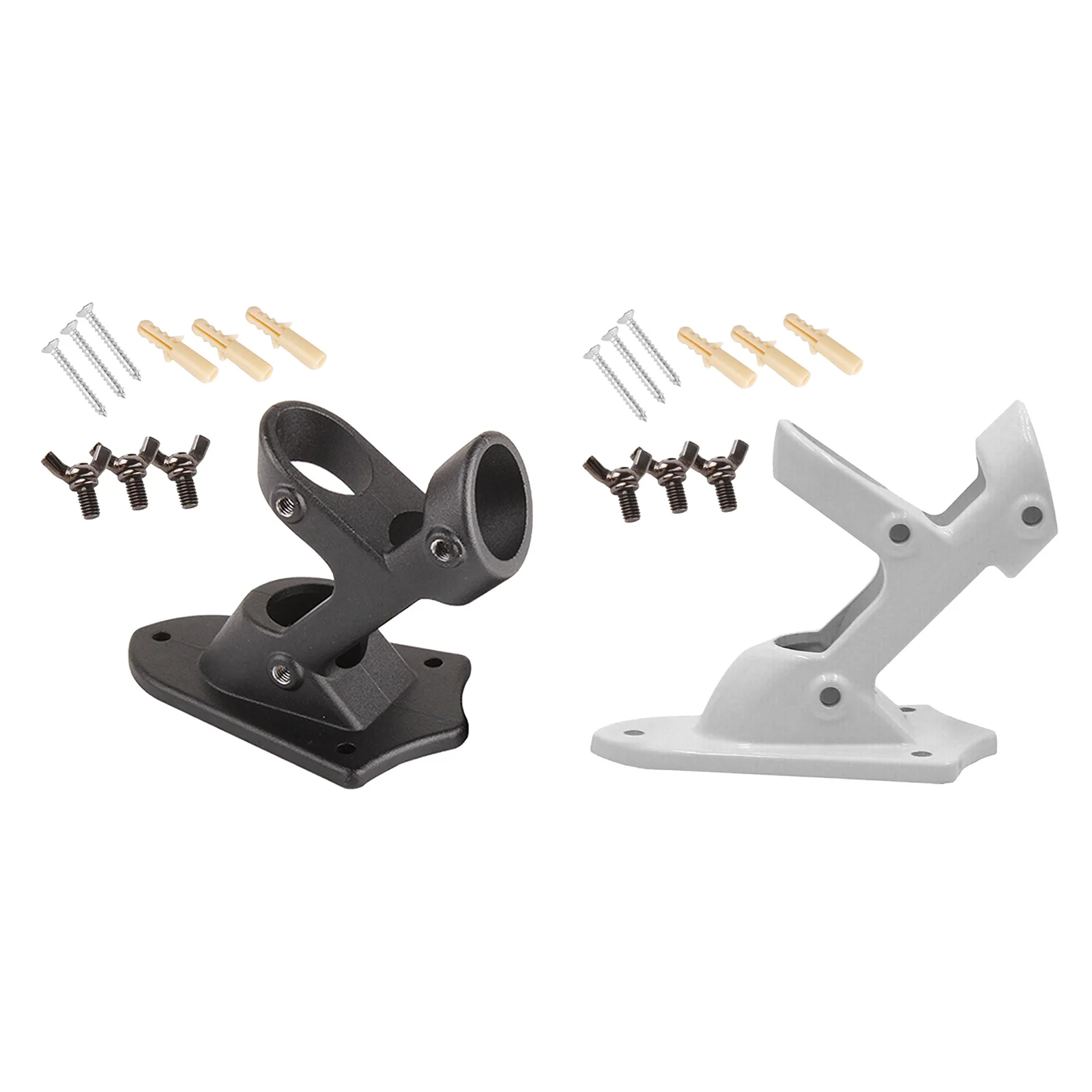 

2-позиционный кронштейн для флагштока алюминиевый настенный держатель для сада на открытом воздухе