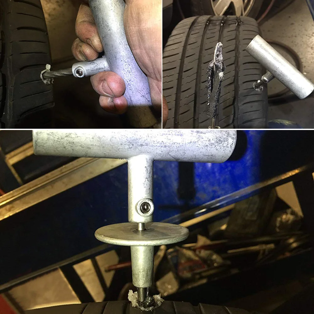 Набор для ремонта шин 35 шт. универсальный фиксации проколов и штепсельной вилки