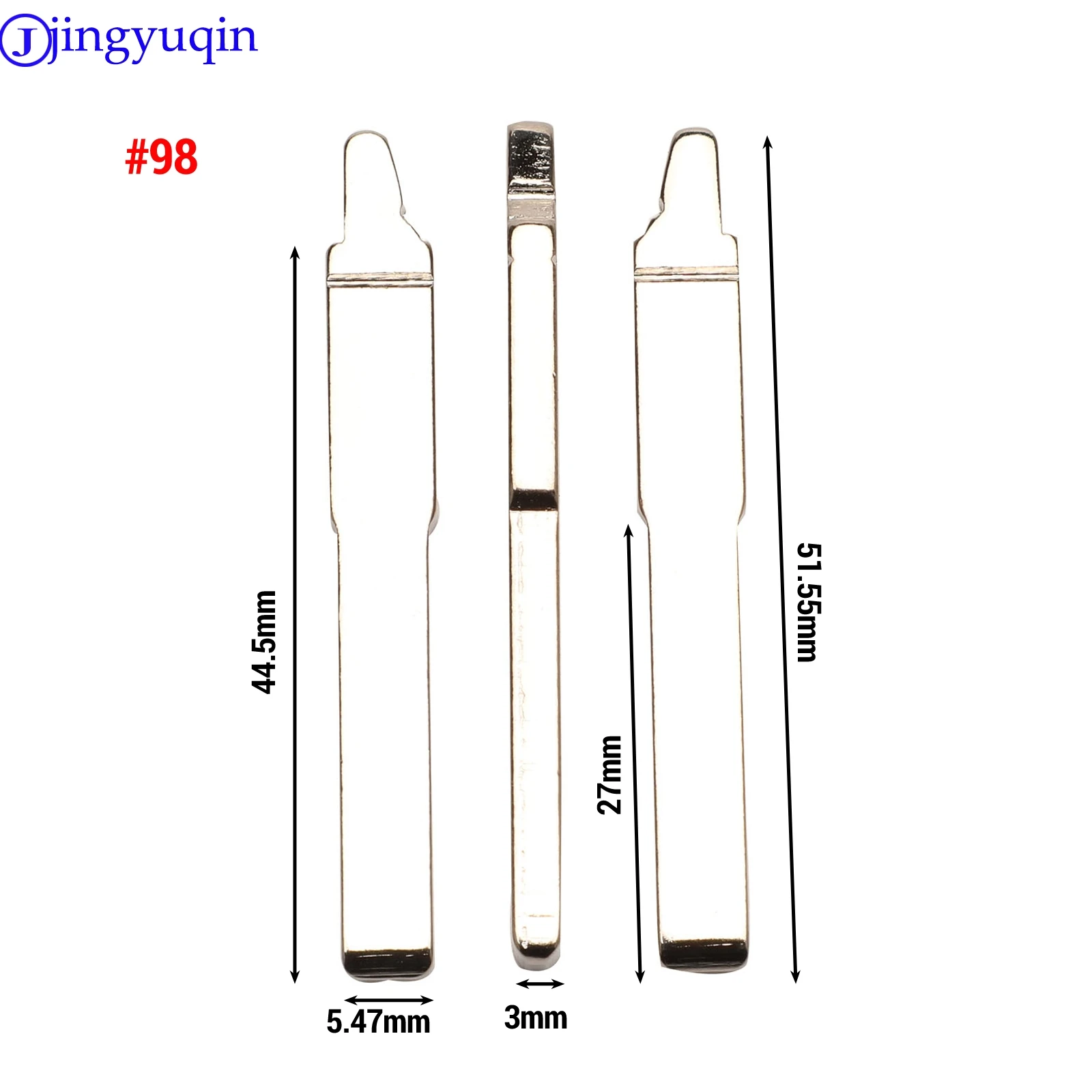 Jingyuqin 98 # Пустой дистанционный ключ для ford focus S223 для дистанционного ключа автомобиля