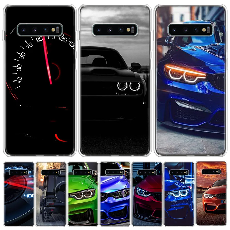 Роскошный Автомобильный спортивный чехол для телефона с подсветкой Samsung S21 FE S20 Plus