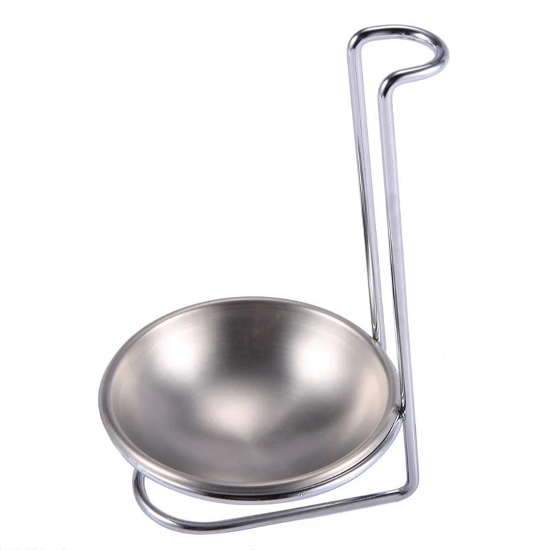 

Stainless Steel Spoon Rest Holder,Long Handle Vertical Saving Soup Ladles Holders Ladle Rest Soup Ladle Holder