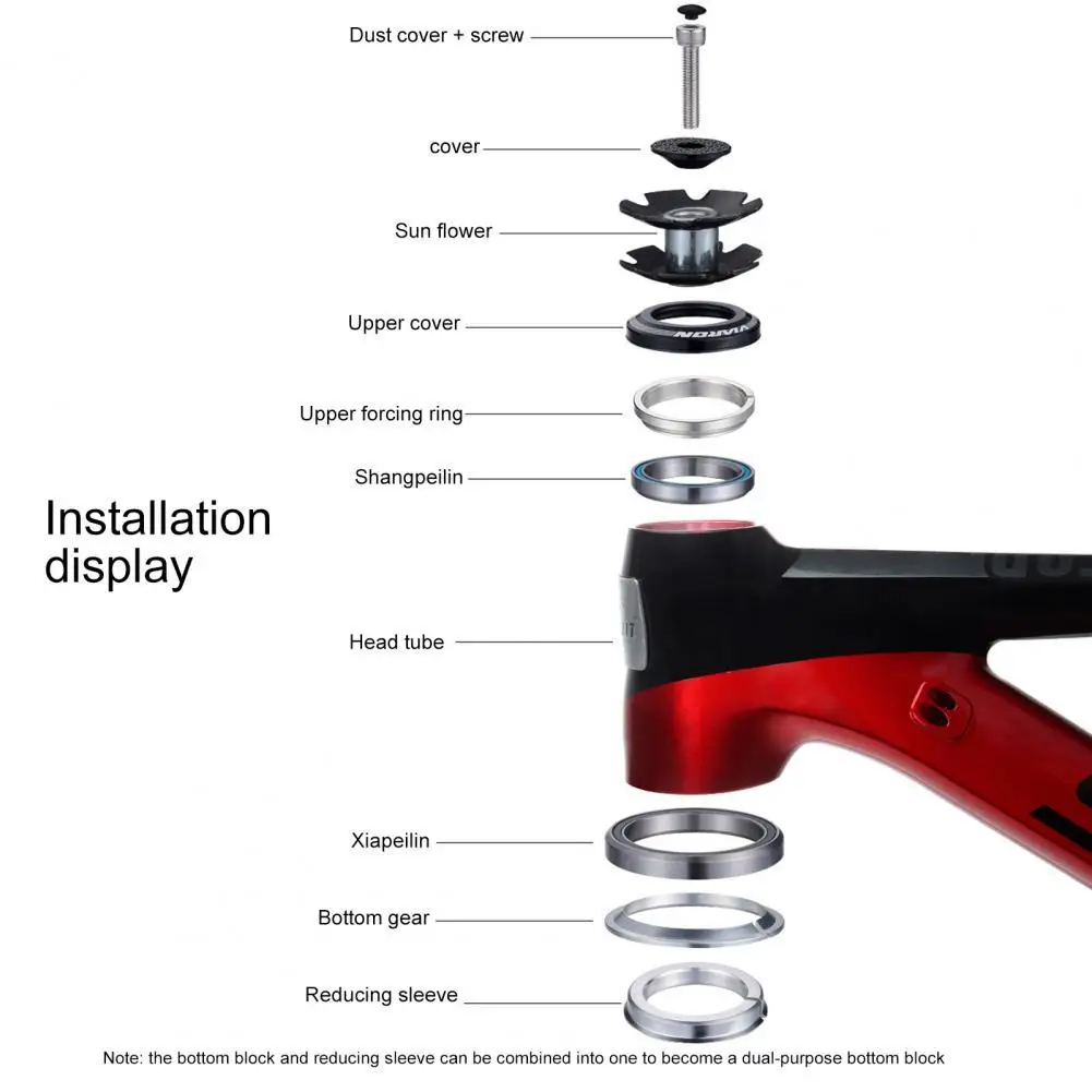 

Cycling Parts Useful Headset Stem Top Cap Bicycle Accessories Bicycle Headset Cover No Deformation for Protective