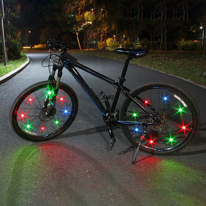 

Bike Wheel Lights Bike Spoke Lights Included Waterproof Bicycle Wheel Lights for Safe Cycling Bicycle Accessories