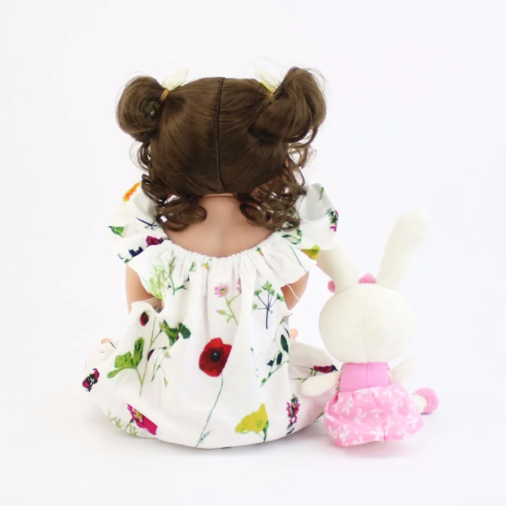 55 см всего тела силикона Reborn Baby Doll игрушки 22 &quotноворожденный принцесса Bebe живые