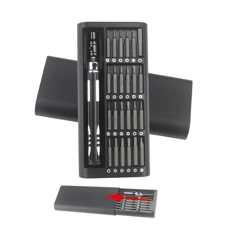 

Hot Multifunction Precision Screwdriver Set Magnetic Screwdriver Bit Set for Repairing Phone PC Tools JU8