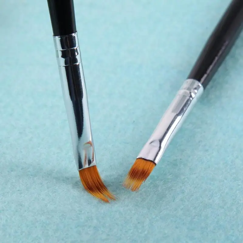 2 шт Nail Art гелевая ручка рисовальная нейлоновая кисть из волос эффектом деграде