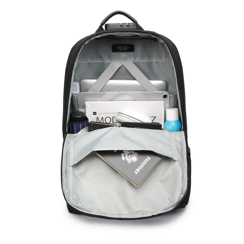 Школьные ранцы OZUKO для мужчин и женщин повседневные Рюкзаки ноутбука 15 6 дюйма
