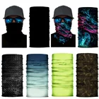 Новый дизайн 2021, многофункциональная бандана, однотонная Шейная повязка, снуд, трубчатый шарф, спортивные походные шарфы, черная бесшовная повязка на голову