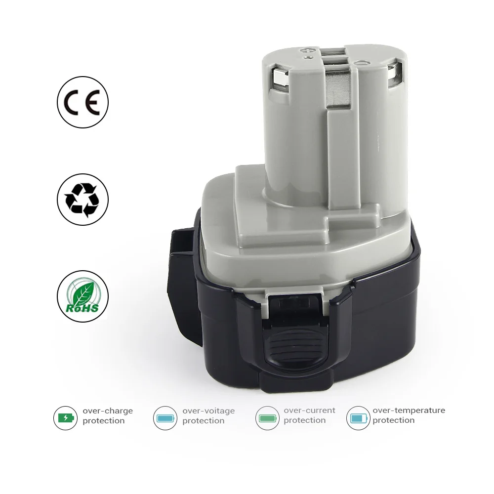 Аккумулятор для MAKITA 1222 12 В 3000 мАч Ni MH 1220 1233 1234 1235 1200 1235B 1235F 192696 2 192698 8 1201 1201A|high quality| |