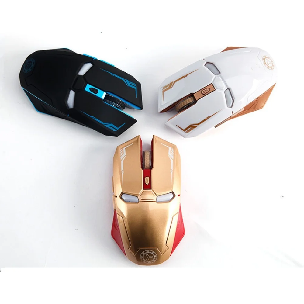 

3D Wireless male mouse, video game adjustable accessories, 800 / 1200 / 1600 / 2400dpi