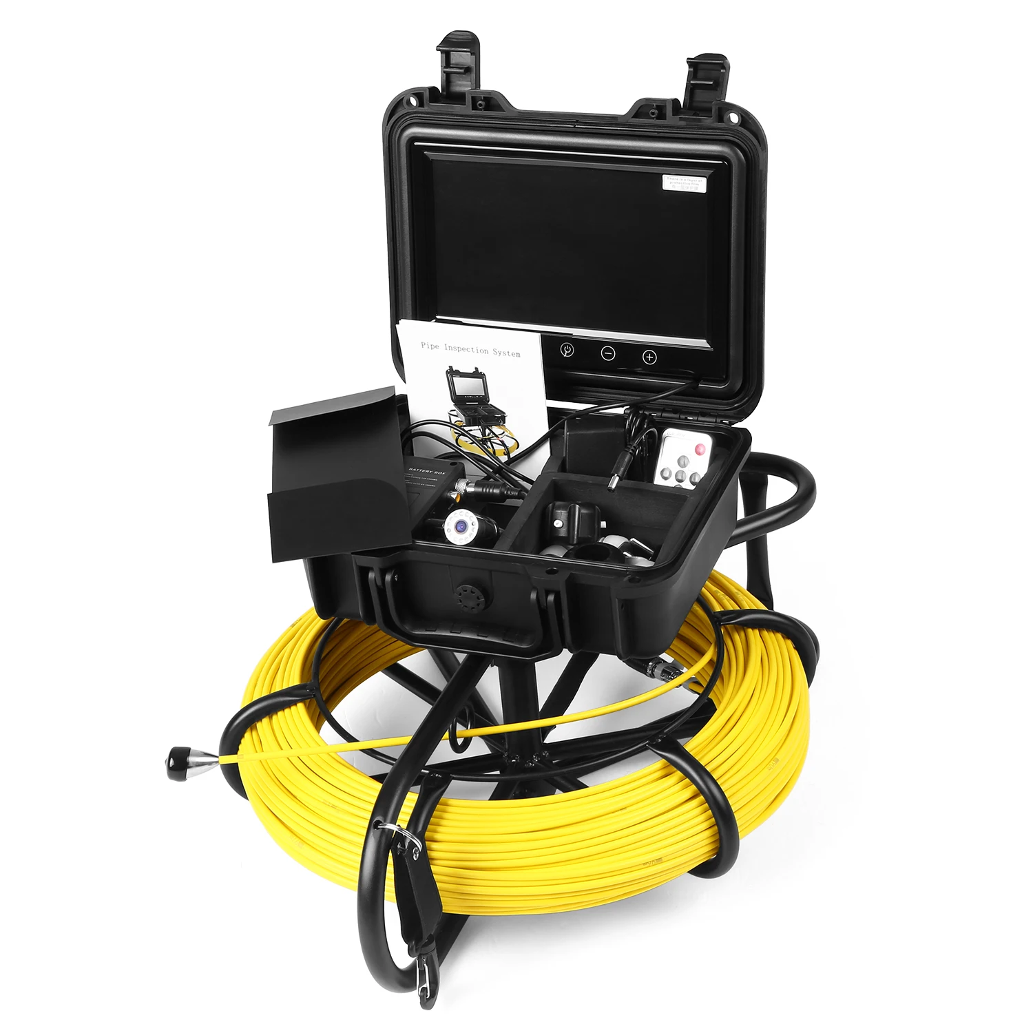 Камера для осмотра труб 9 дюймов 100 м сливная труба промышленный эндоскоп