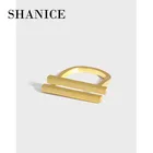 Женское Двухслойное Открытое кольцо SHANICE, ювелирное изделие из настоящего серебра S925 пробы, в европейском и американском стиле, для свадебной вечеринки