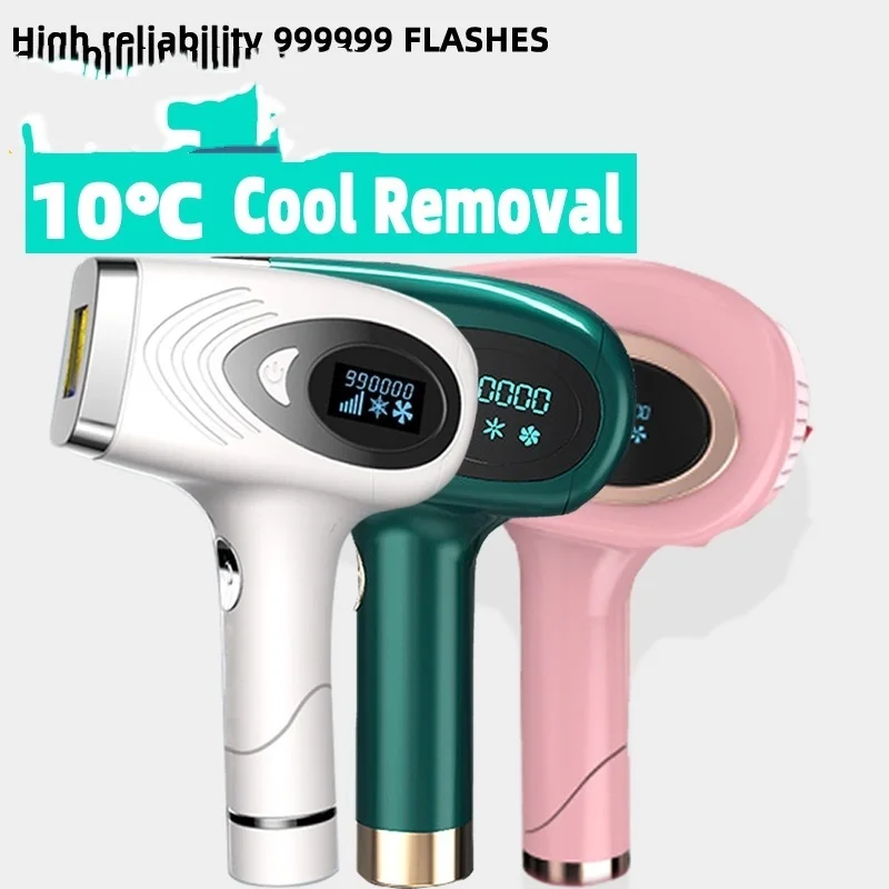 

Лазерный эпилятор IPL для женщин, 999999 вспышек, устройство для домашнего использования, безболезненный электрический эпилятор для удаления в...