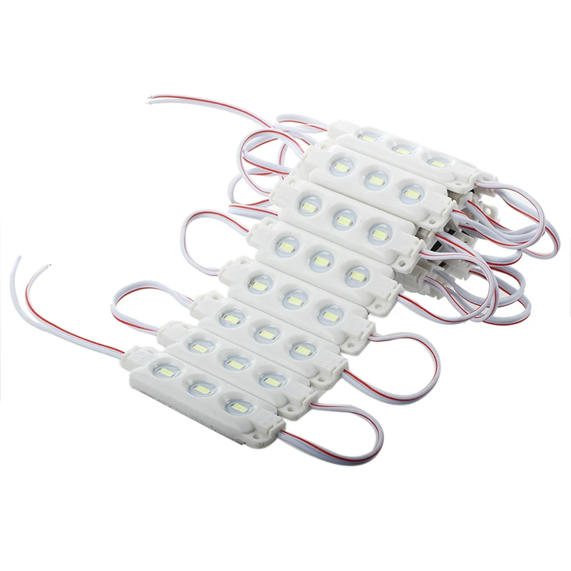

20 5730 SMD 3-LED Module White Waterproof Modules 12V DC