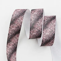 leopard printed grosgrain ribbon 16 75mm diy handmade materials christmas wedding gift wrap tape ribbons