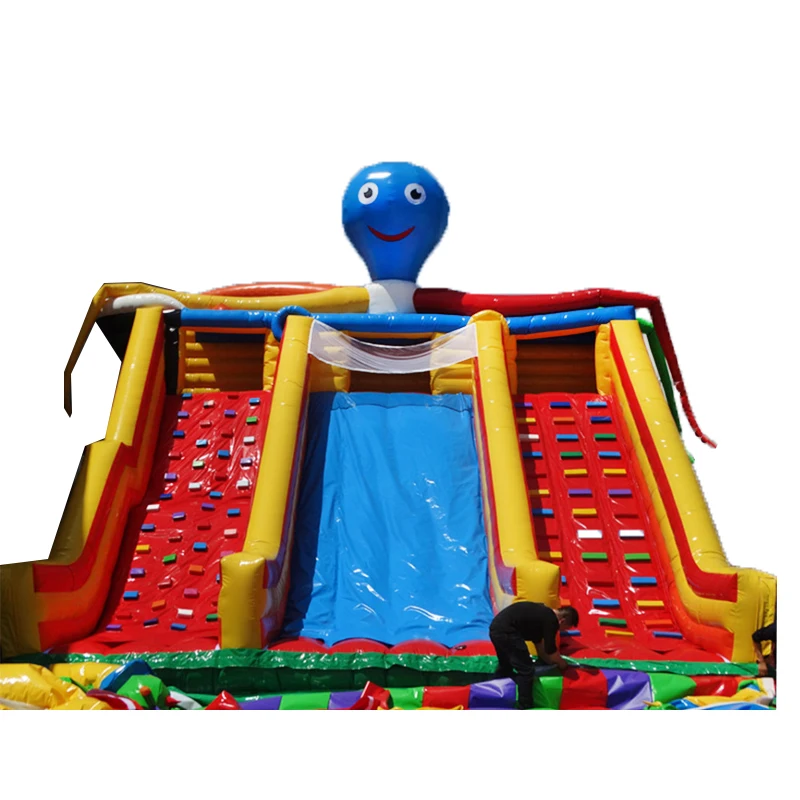 

Commercial PVC inflatable slide outdoor playground inflatable bouncer with high quality for sale