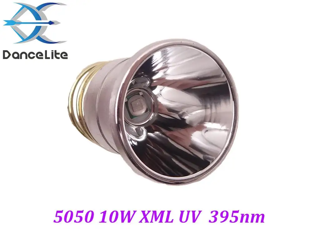 1 шт. 26 5 мм 5050 T6 XML UV 395nm 10 Вт ультрафиолетовый Мощный светодиодный модуль 3-8 4 в