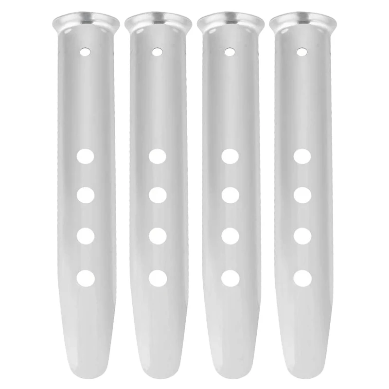 4Pcs Camping Tent Peg Stakes Beach Muddy Snow Ground Nail for Outdoor Trip Travel | Спорт и развлечения