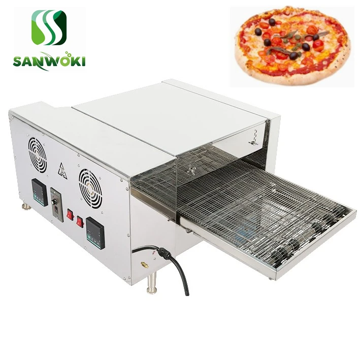 Коммерческий конвейер печь для пиццы Машина Для Выпечки Пиццы приготовления